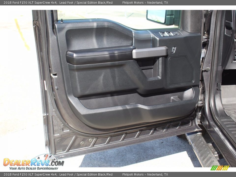 2018 Ford F150 XLT SuperCrew 4x4 Lead Foot / Special Edition Black/Red Photo #14