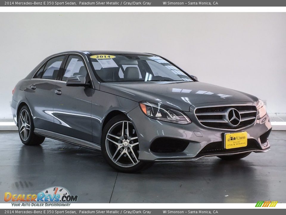 2014 Mercedes-Benz E 350 Sport Sedan Paladium Silver Metallic / Gray/Dark Gray Photo #12