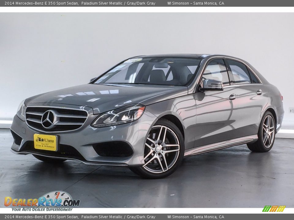 2014 Mercedes-Benz E 350 Sport Sedan Paladium Silver Metallic / Gray/Dark Gray Photo #13