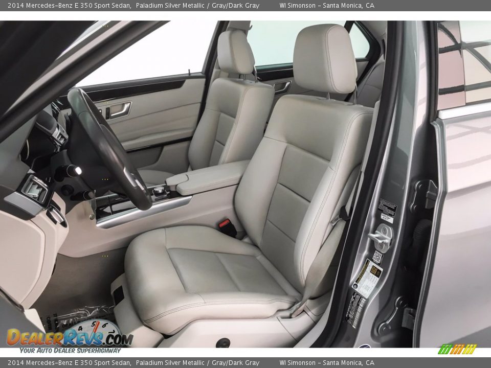 2014 Mercedes-Benz E 350 Sport Sedan Paladium Silver Metallic / Gray/Dark Gray Photo #14