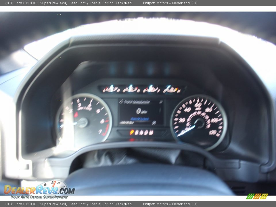 2018 Ford F150 XLT SuperCrew 4x4 Lead Foot / Special Edition Black/Red Photo #18