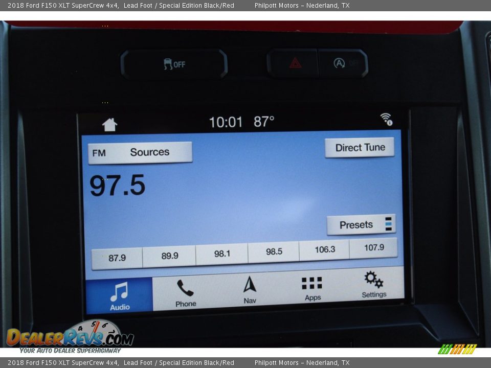 2018 Ford F150 XLT SuperCrew 4x4 Lead Foot / Special Edition Black/Red Photo #20