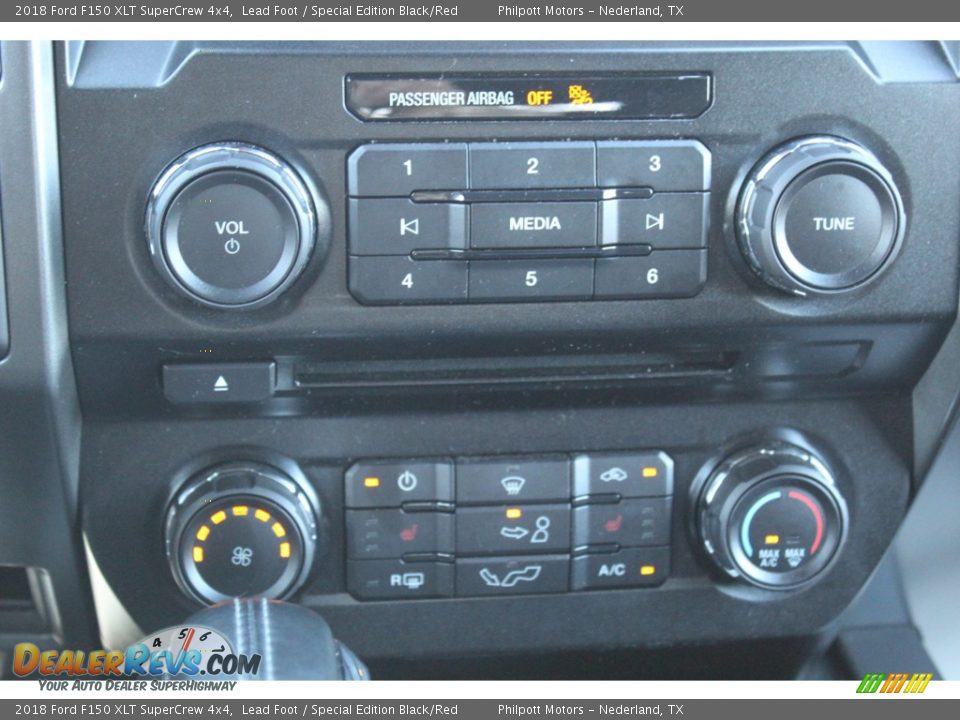 2018 Ford F150 XLT SuperCrew 4x4 Lead Foot / Special Edition Black/Red Photo #21