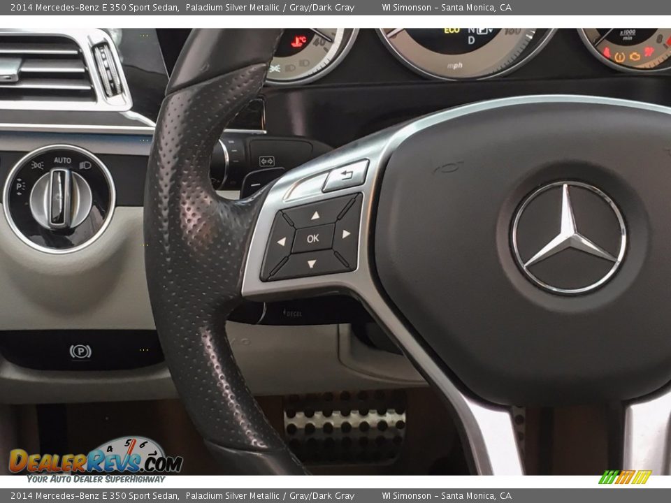 2014 Mercedes-Benz E 350 Sport Sedan Paladium Silver Metallic / Gray/Dark Gray Photo #18