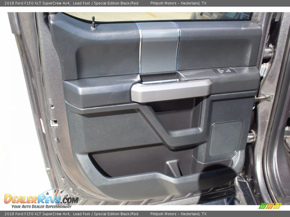 2018 Ford F150 XLT SuperCrew 4x4 Lead Foot / Special Edition Black/Red Photo #23