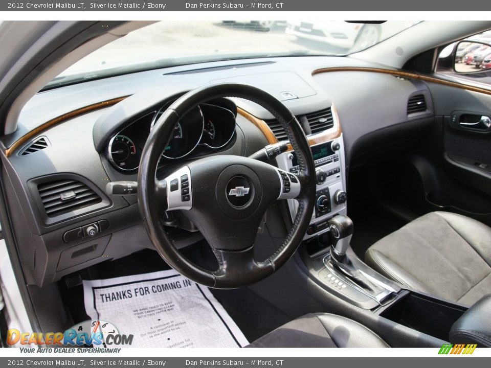 2012 Chevrolet Malibu LT Silver Ice Metallic / Ebony Photo #10