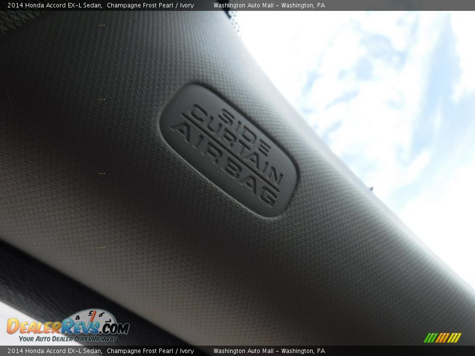 2014 Honda Accord EX-L Sedan Champagne Frost Pearl / Ivory Photo #22