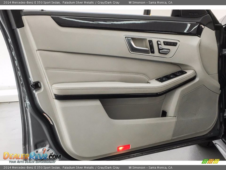 2014 Mercedes-Benz E 350 Sport Sedan Paladium Silver Metallic / Gray/Dark Gray Photo #24