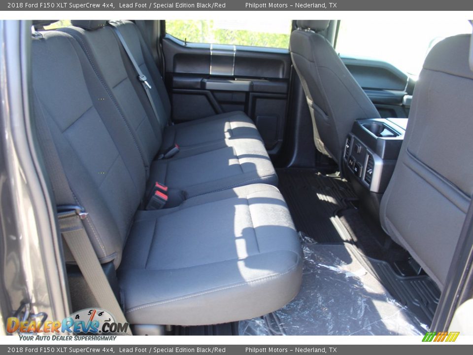 2018 Ford F150 XLT SuperCrew 4x4 Lead Foot / Special Edition Black/Red Photo #29