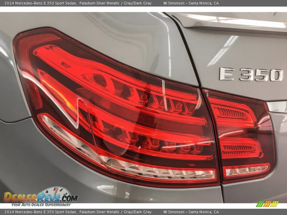 2014 Mercedes-Benz E 350 Sport Sedan Paladium Silver Metallic / Gray/Dark Gray Photo #25