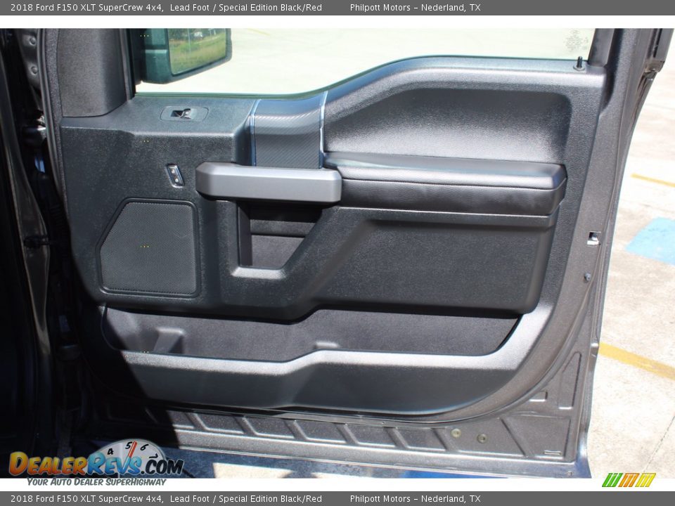 2018 Ford F150 XLT SuperCrew 4x4 Lead Foot / Special Edition Black/Red Photo #30