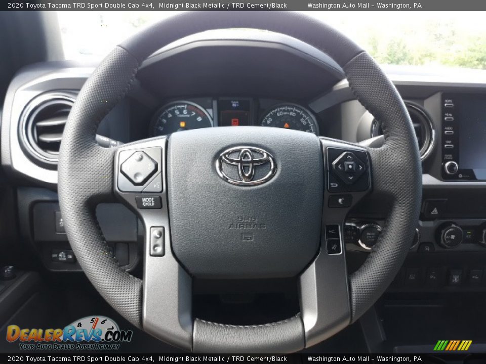 2020 Toyota Tacoma TRD Sport Double Cab 4x4 Steering Wheel Photo #4