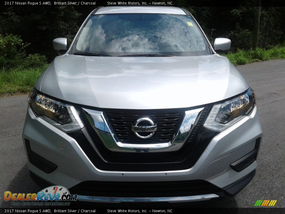 2017 Nissan Rogue S AWD Brilliant Silver / Charcoal Photo #3