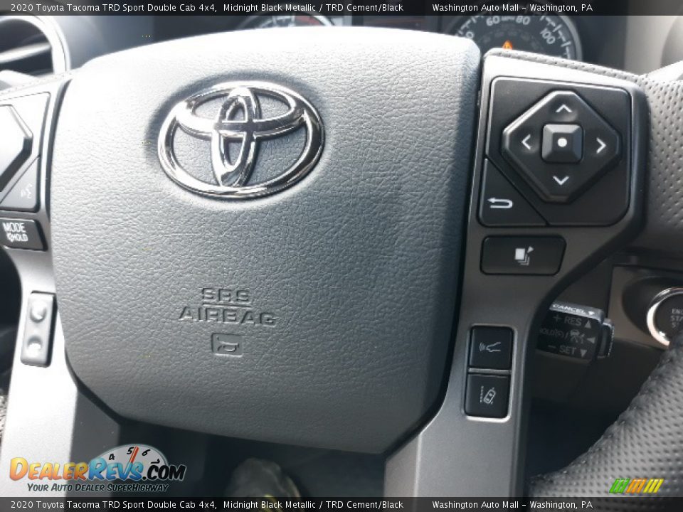2020 Toyota Tacoma TRD Sport Double Cab 4x4 Steering Wheel Photo #6