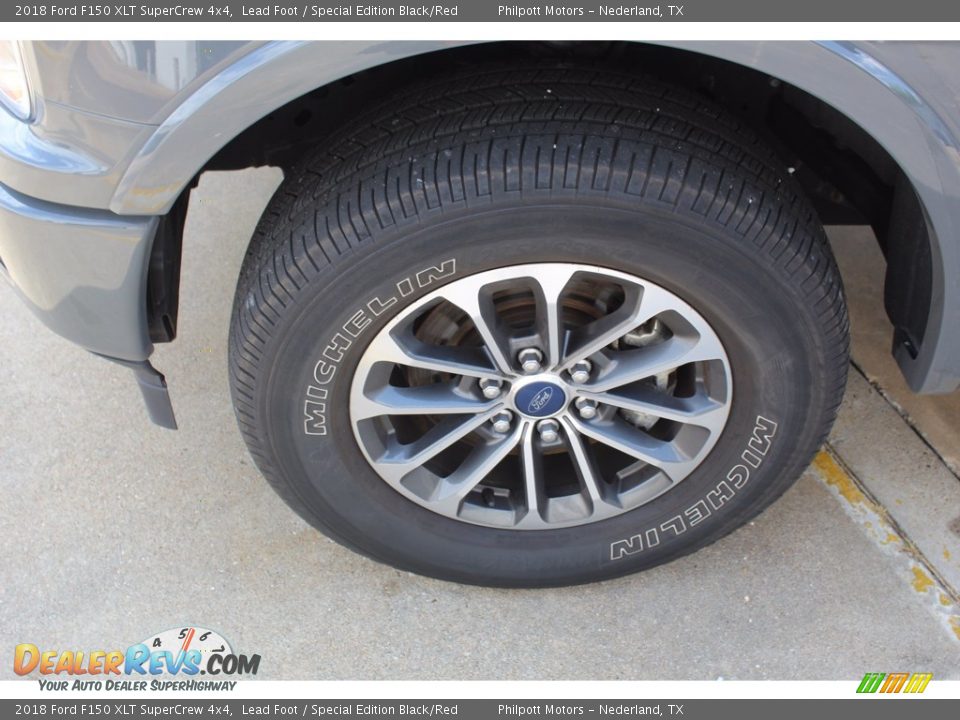 2018 Ford F150 XLT SuperCrew 4x4 Lead Foot / Special Edition Black/Red Photo #5