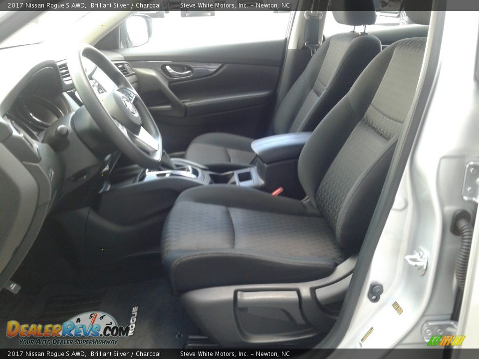 2017 Nissan Rogue S AWD Brilliant Silver / Charcoal Photo #10