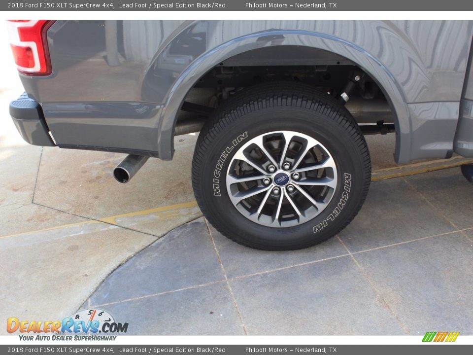 2018 Ford F150 XLT SuperCrew 4x4 Lead Foot / Special Edition Black/Red Photo #11