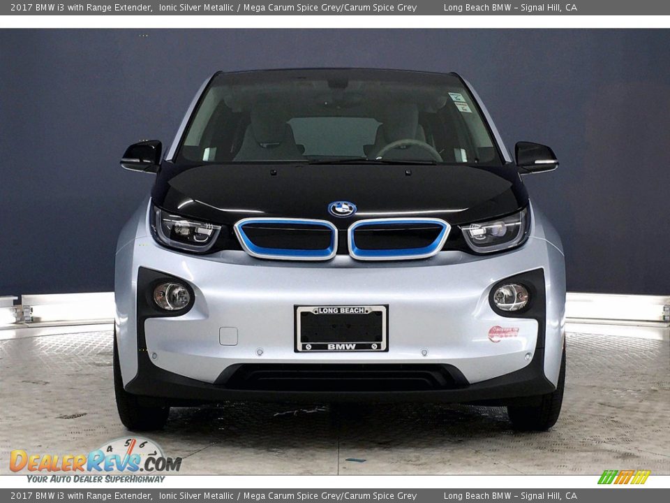 2017 BMW i3 with Range Extender Ionic Silver Metallic / Mega Carum Spice Grey/Carum Spice Grey Photo #2