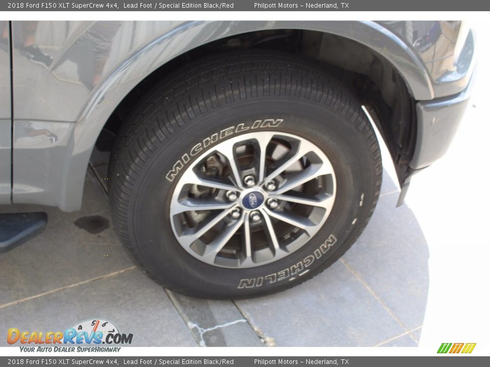 2018 Ford F150 XLT SuperCrew 4x4 Lead Foot / Special Edition Black/Red Photo #12