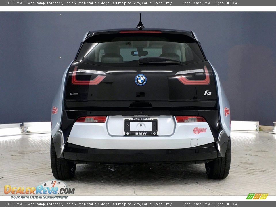 2017 BMW i3 with Range Extender Ionic Silver Metallic / Mega Carum Spice Grey/Carum Spice Grey Photo #3