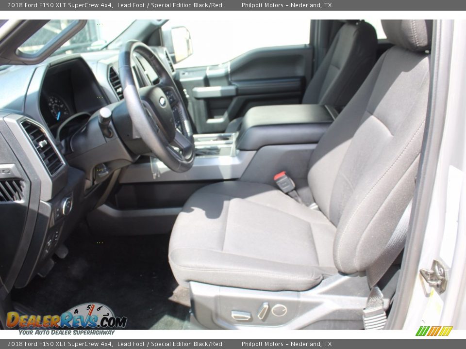2018 Ford F150 XLT SuperCrew 4x4 Lead Foot / Special Edition Black/Red Photo #14