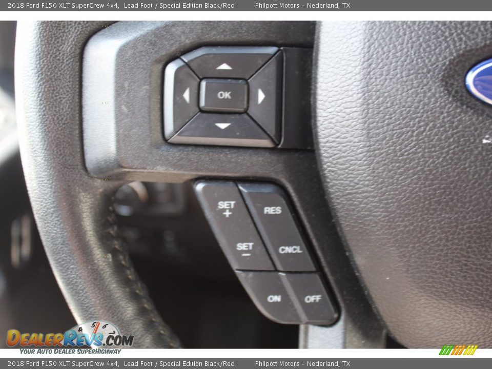 2018 Ford F150 XLT SuperCrew 4x4 Lead Foot / Special Edition Black/Red Photo #15