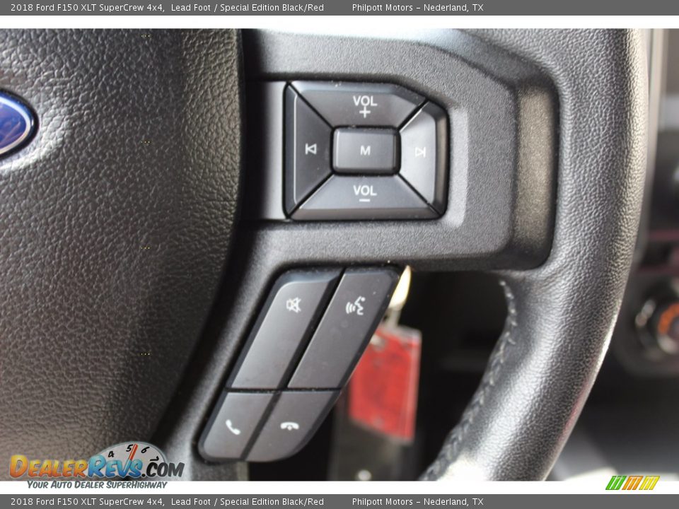 2018 Ford F150 XLT SuperCrew 4x4 Lead Foot / Special Edition Black/Red Photo #16