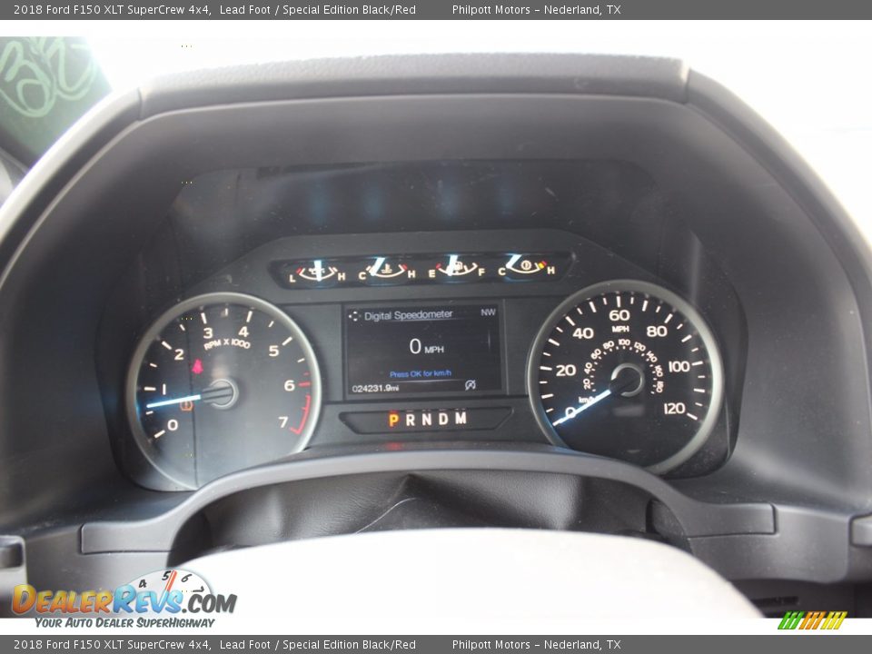 2018 Ford F150 XLT SuperCrew 4x4 Lead Foot / Special Edition Black/Red Photo #17