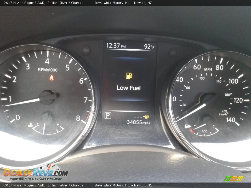 2017 Nissan Rogue S AWD Brilliant Silver / Charcoal Photo #19