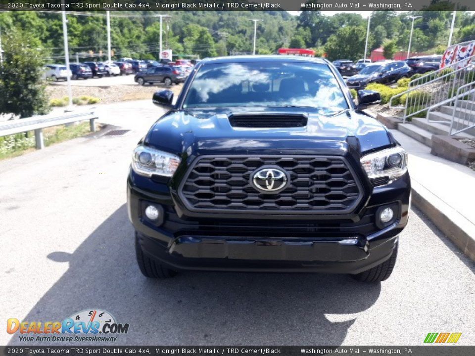 2020 Toyota Tacoma TRD Sport Double Cab 4x4 Midnight Black Metallic / TRD Cement/Black Photo #25