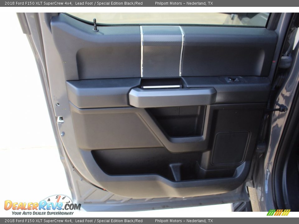 2018 Ford F150 XLT SuperCrew 4x4 Lead Foot / Special Edition Black/Red Photo #22