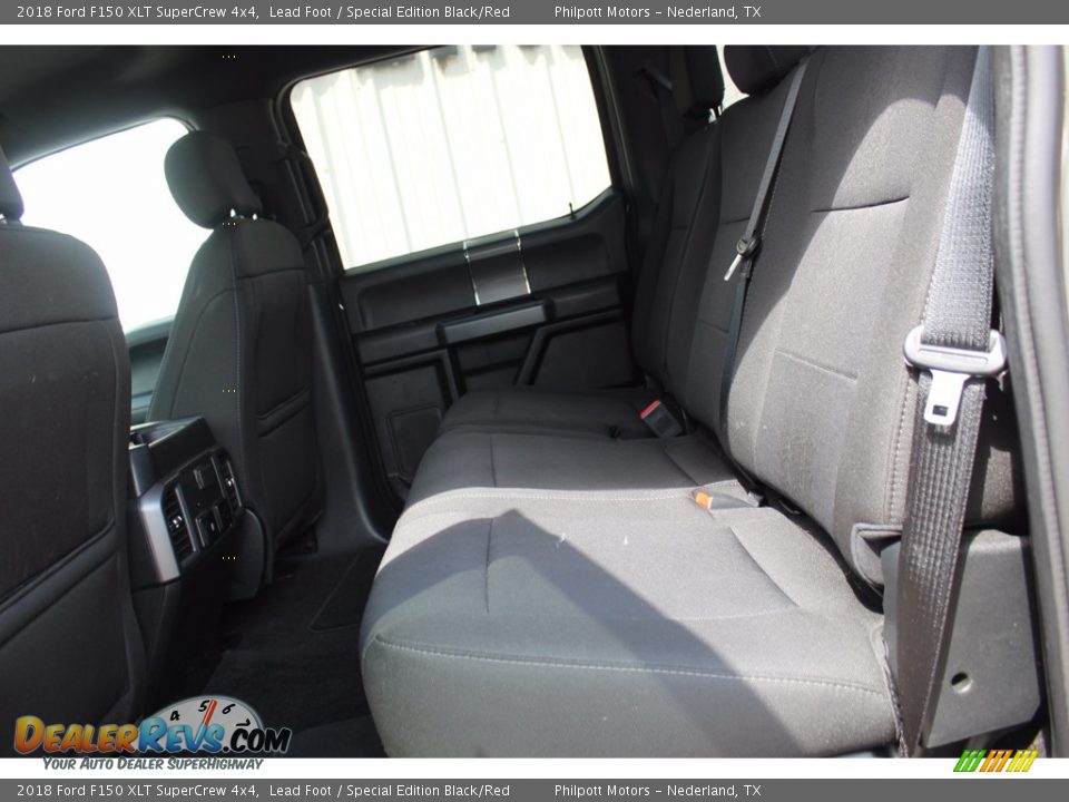 2018 Ford F150 XLT SuperCrew 4x4 Lead Foot / Special Edition Black/Red Photo #23