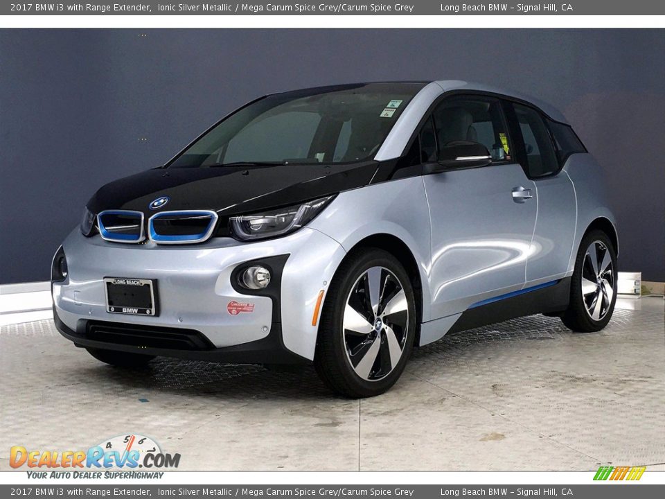 2017 BMW i3 with Range Extender Ionic Silver Metallic / Mega Carum Spice Grey/Carum Spice Grey Photo #12