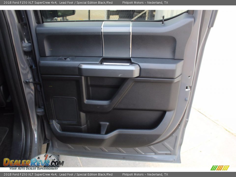 2018 Ford F150 XLT SuperCrew 4x4 Lead Foot / Special Edition Black/Red Photo #27