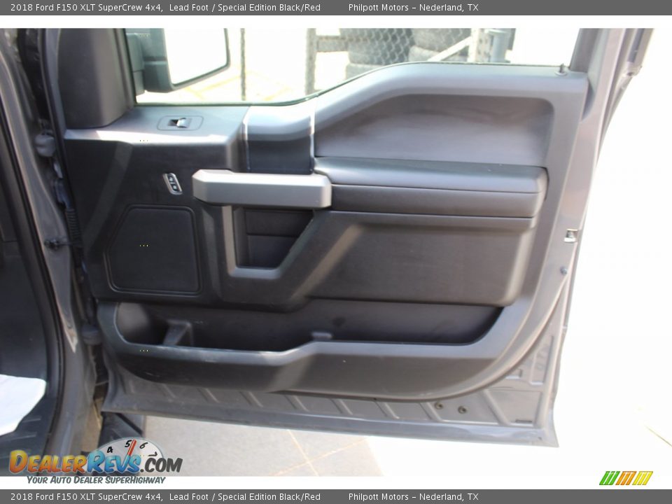 2018 Ford F150 XLT SuperCrew 4x4 Lead Foot / Special Edition Black/Red Photo #29