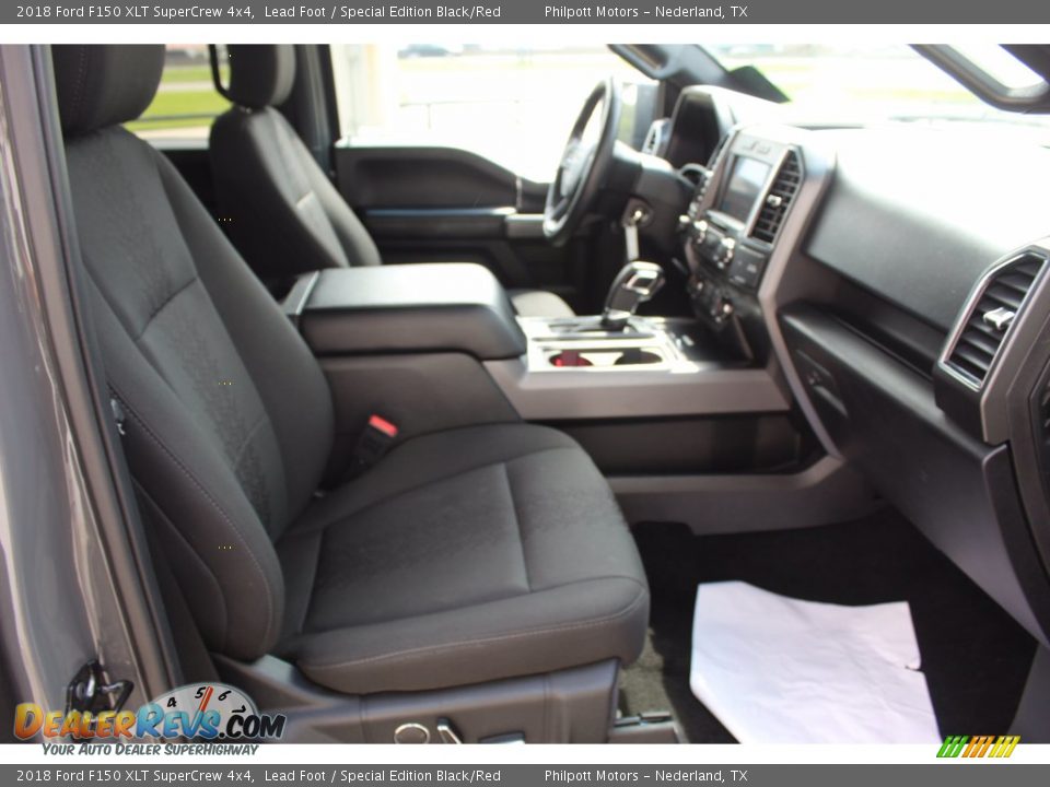 2018 Ford F150 XLT SuperCrew 4x4 Lead Foot / Special Edition Black/Red Photo #30