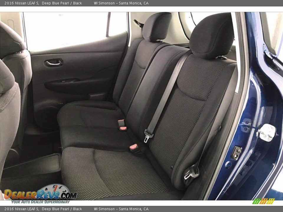 Rear Seat of 2016 Nissan LEAF S Photo #15