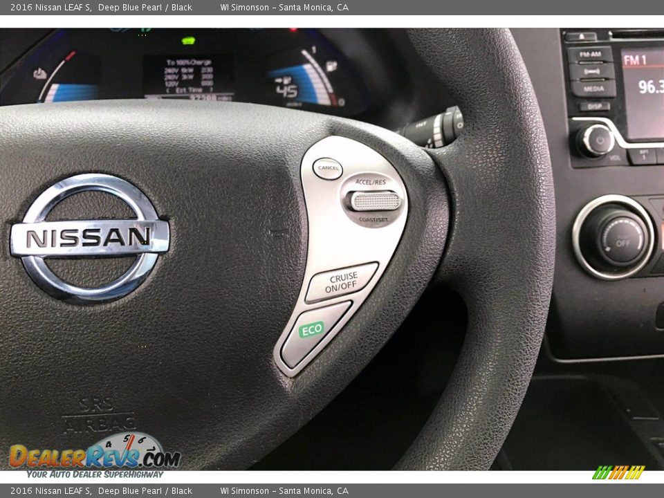 2016 Nissan LEAF S Steering Wheel Photo #19