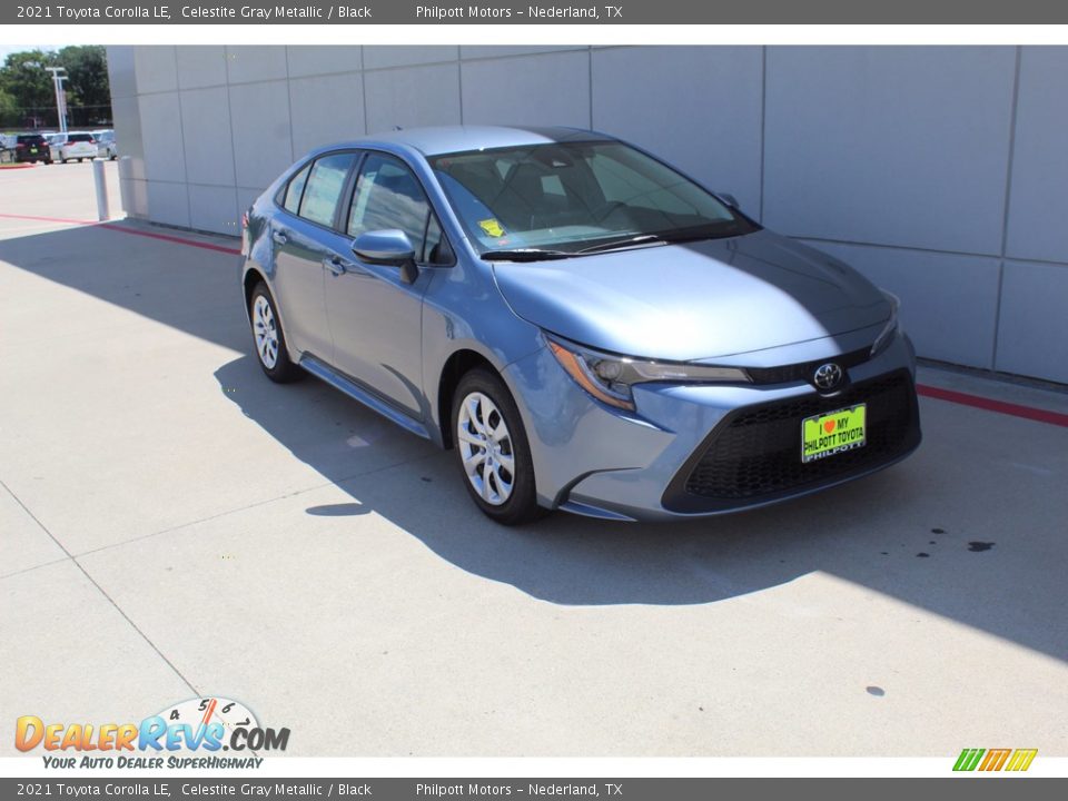 2021 Toyota Corolla LE Celestite Gray Metallic / Black Photo #2