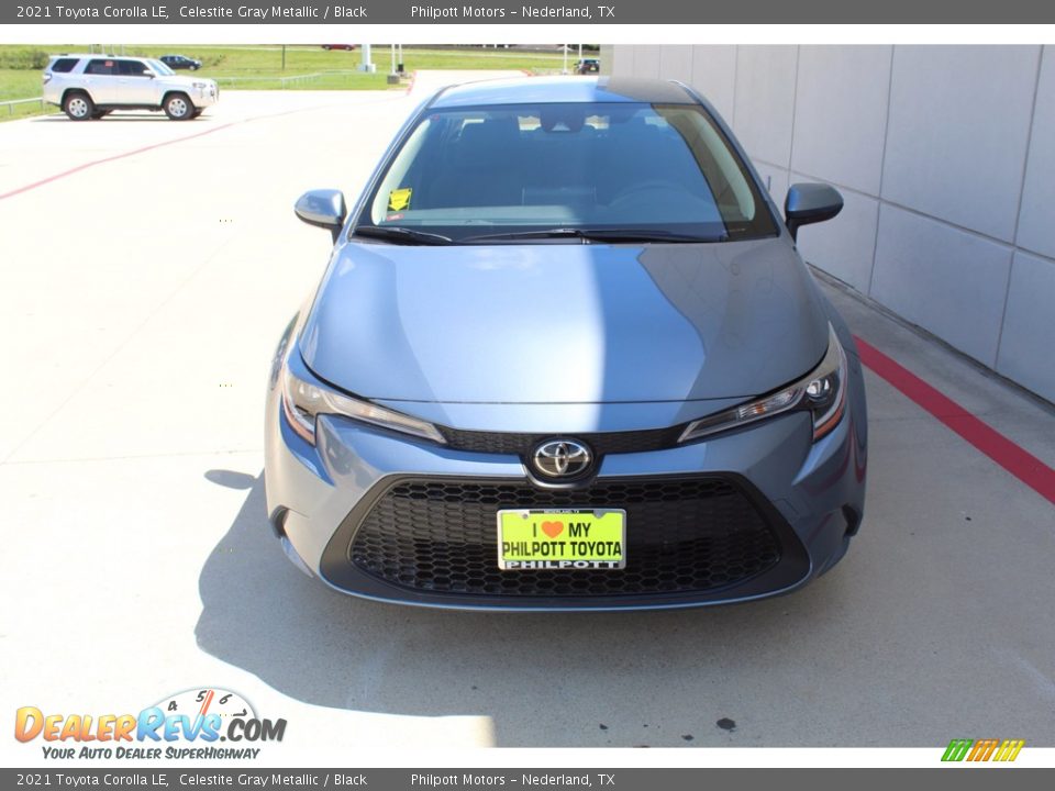 2021 Toyota Corolla LE Celestite Gray Metallic / Black Photo #3