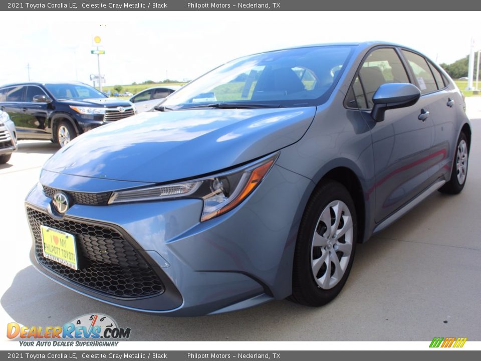 2021 Toyota Corolla LE Celestite Gray Metallic / Black Photo #4