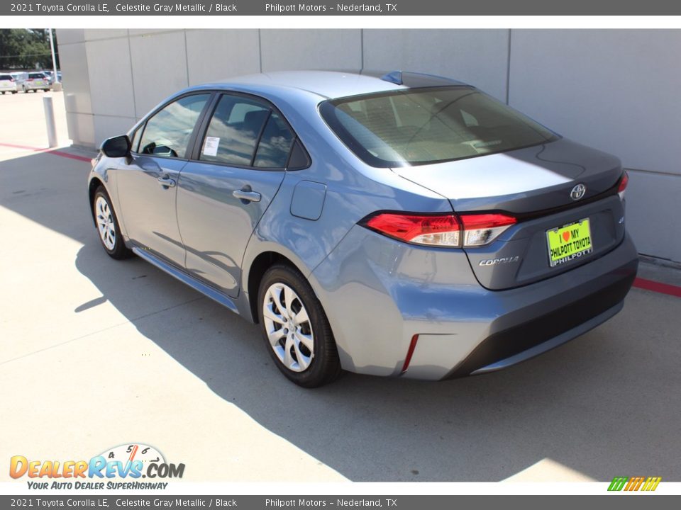 2021 Toyota Corolla LE Celestite Gray Metallic / Black Photo #6