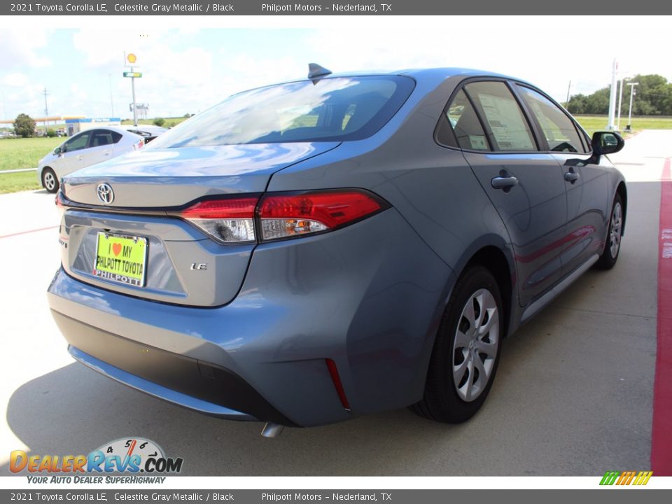 2021 Toyota Corolla LE Celestite Gray Metallic / Black Photo #8