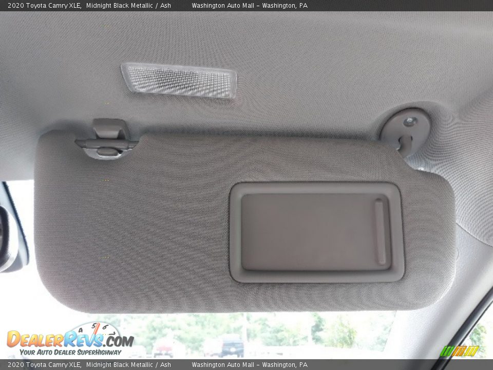 2020 Toyota Camry XLE Midnight Black Metallic / Ash Photo #20