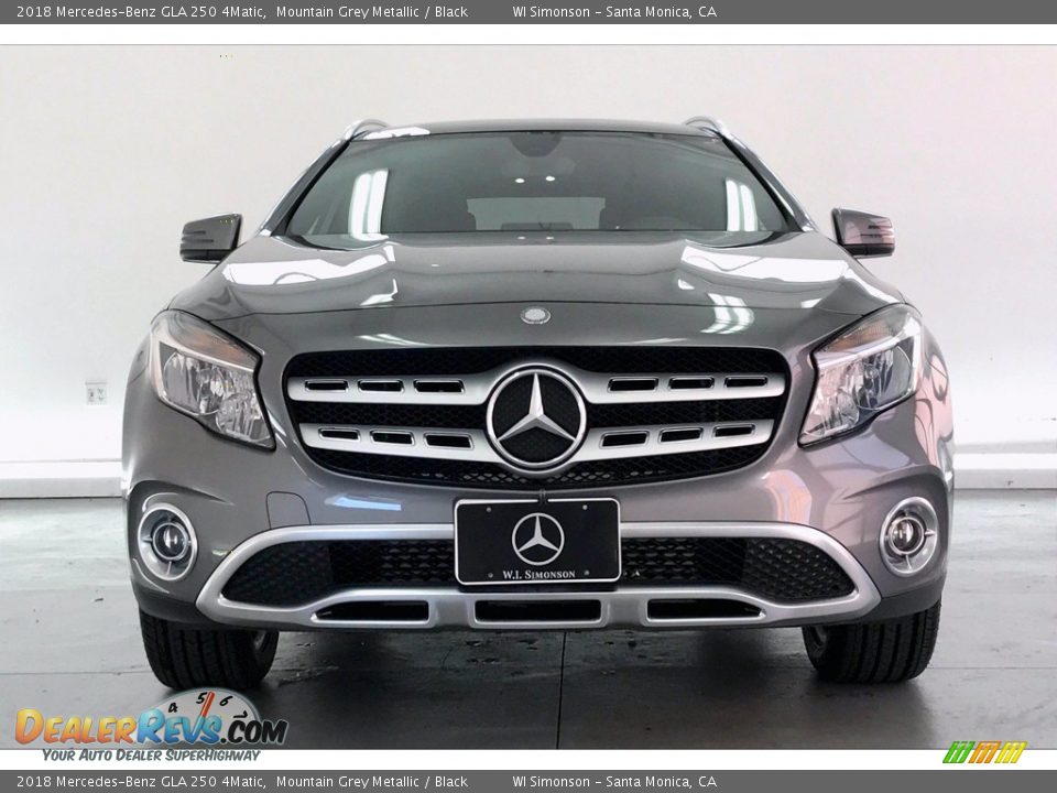 2018 Mercedes-Benz GLA 250 4Matic Mountain Grey Metallic / Black Photo #2