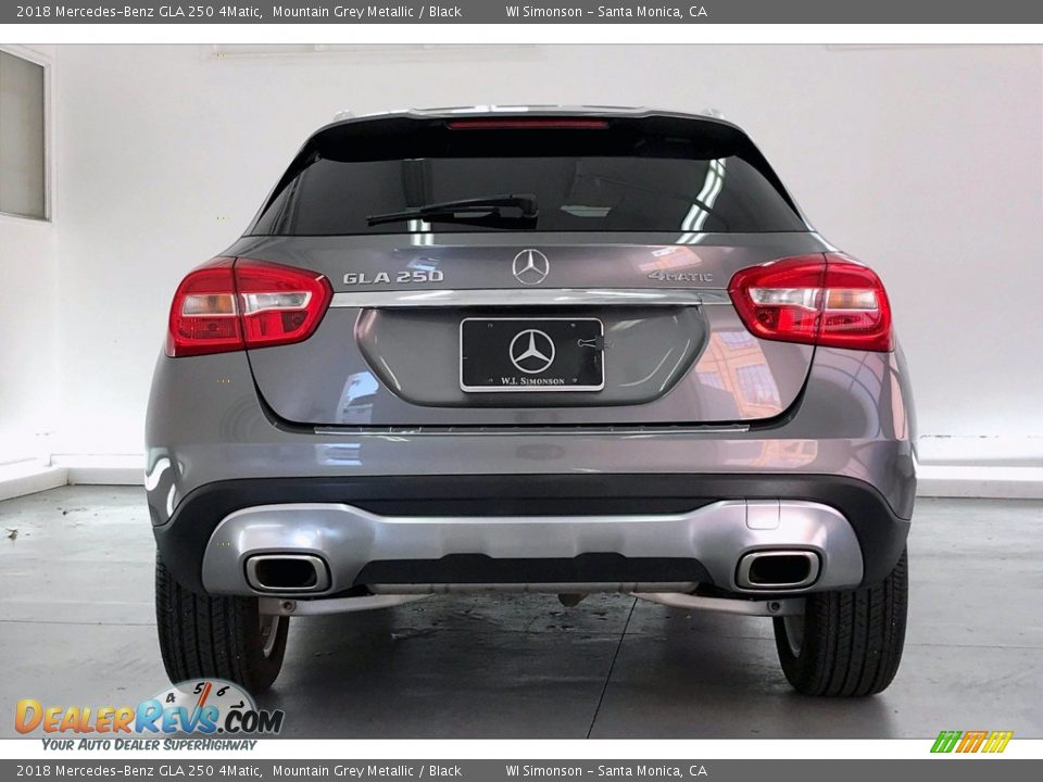 2018 Mercedes-Benz GLA 250 4Matic Mountain Grey Metallic / Black Photo #3