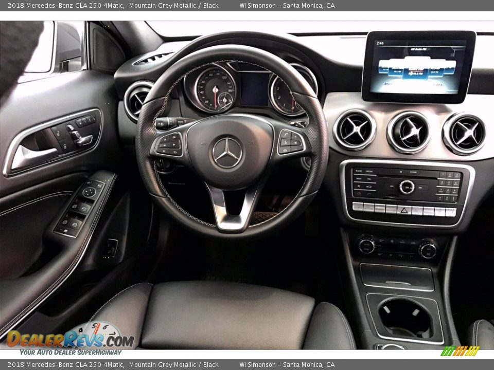 2018 Mercedes-Benz GLA 250 4Matic Mountain Grey Metallic / Black Photo #4