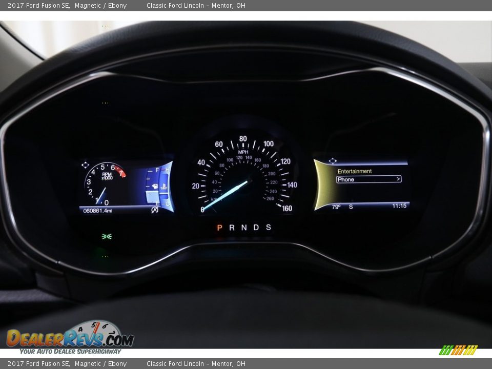 2017 Ford Fusion SE Magnetic / Ebony Photo #9