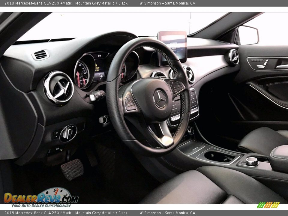 2018 Mercedes-Benz GLA 250 4Matic Mountain Grey Metallic / Black Photo #22