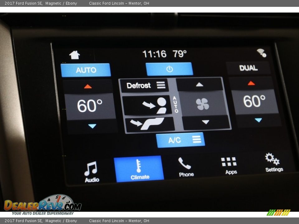 2017 Ford Fusion SE Magnetic / Ebony Photo #12